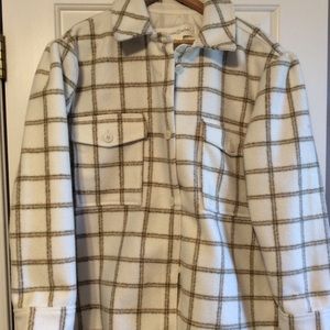 Nwot treasure and bond plaid shacket.